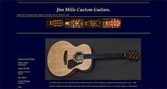 Desktop Screenshot of jimmillscustomguitars.com